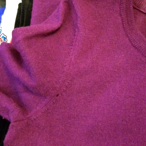 Cynthia Rowley Purple Sweater Dress - Picture 2 of 5